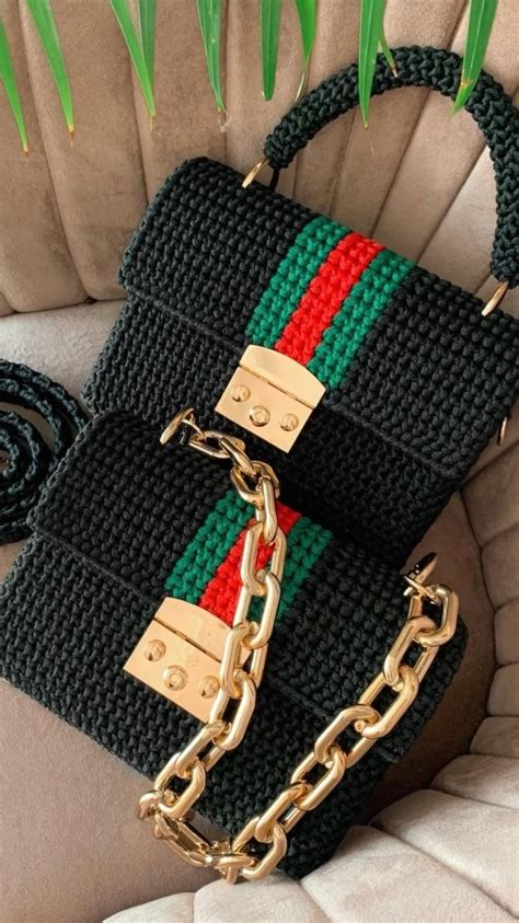 crochet gucci bag|gucci bag pattern free.